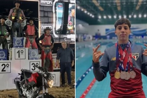 Atletas de São Sebastião da Grama – SP são destaques nas suas modalidades.