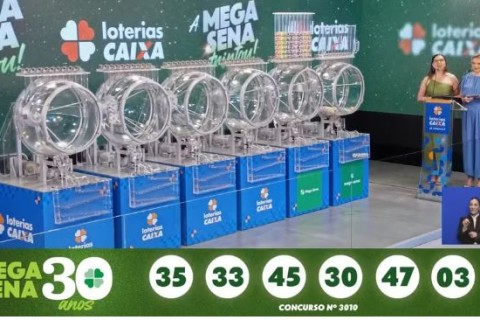 Resultado da Mega-Sena: três apostas do interior de SP quase levam os R$ 336 milhões