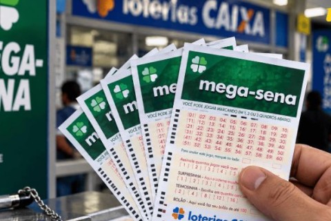 Mega-Sena tem prêmio estimado em R$ 185 milhões para o próximo sorteio
