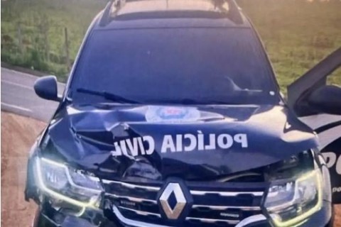 Homem furta viatura da Polícia Civil em Muzambinho, bate em vários carros e acaba preso em Juruaia