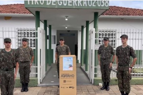 Tiro de Guerra reforça a Campanha do Agasalho 2026 em São José do Rio Pardo